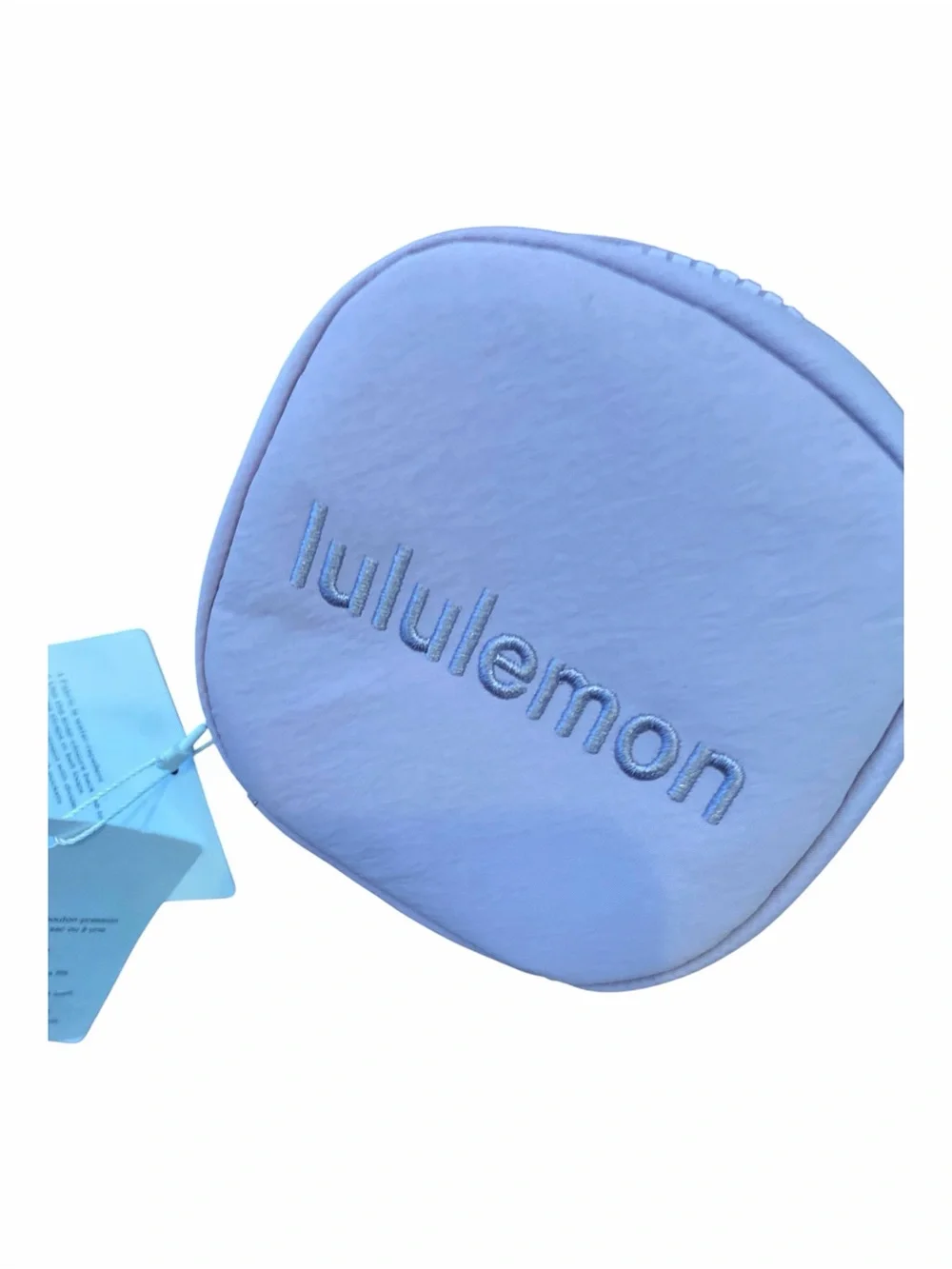 NWT Lululemon Clippable Organizer Pouch Wordmark LILAC PLAY/SILVER